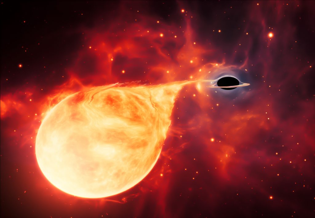 50,000 solar masses – and that’s just a midsize black hole