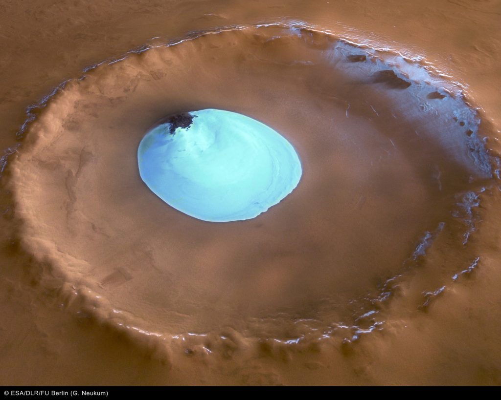 Where water will be easiest to find on Mars