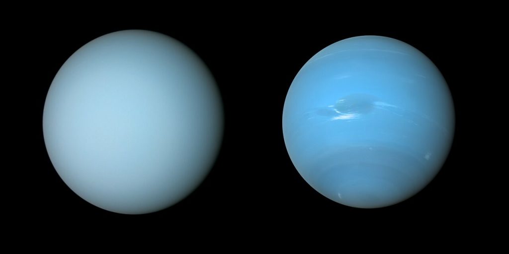 Por qué Urano y Neptuno tienen colores diferentes